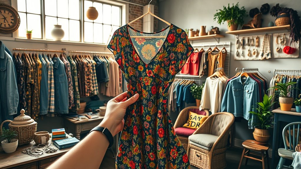 create unique thrifted outfits