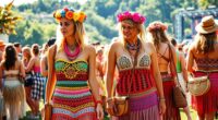 crochet fringe festival fashion