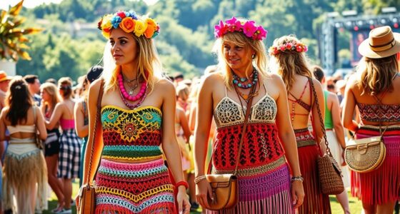 crochet fringe festival fashion
