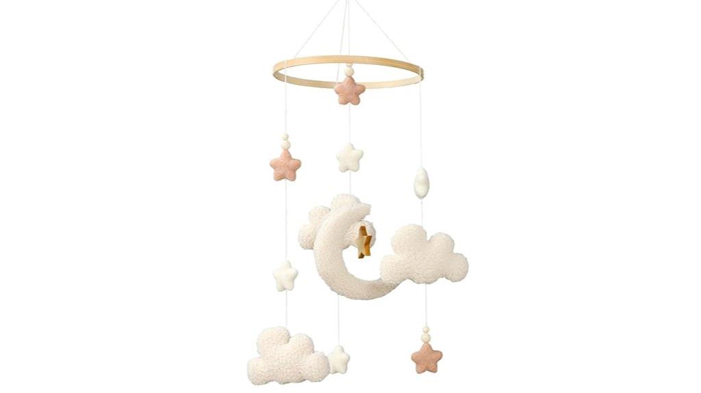 crochet nursery mobile decor