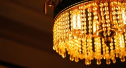 decorative beaded chandelier lighting