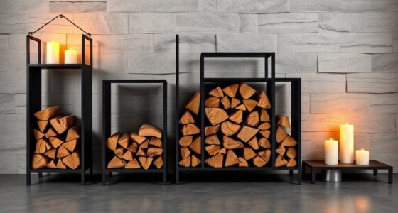 decorative firewood storage solutions