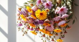 dried july bloom wall art