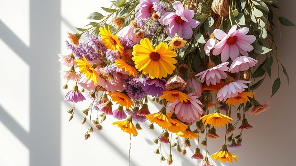 dried july bloom wall art