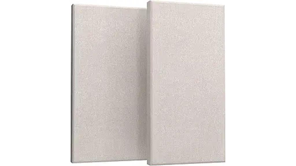 dual acoustic wall panels