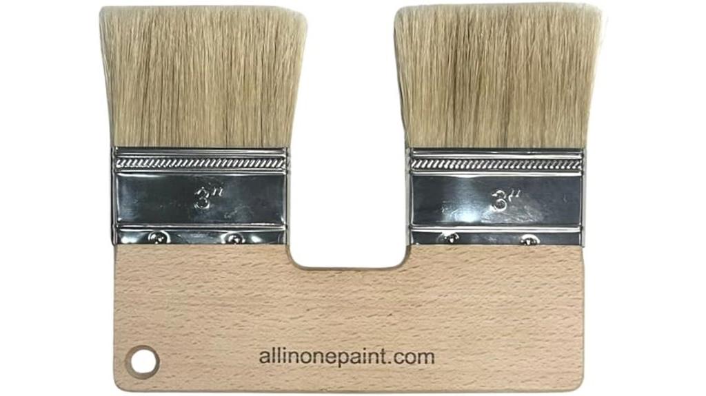 dual u shaped chip brush