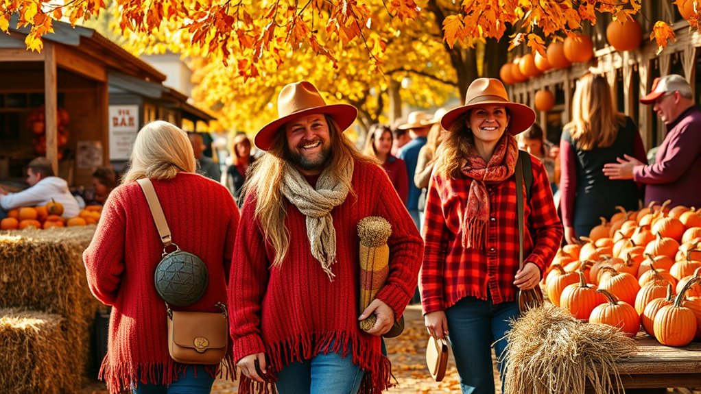 earth tones for fall festivals