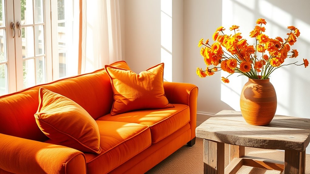 earthy tones and natural textures