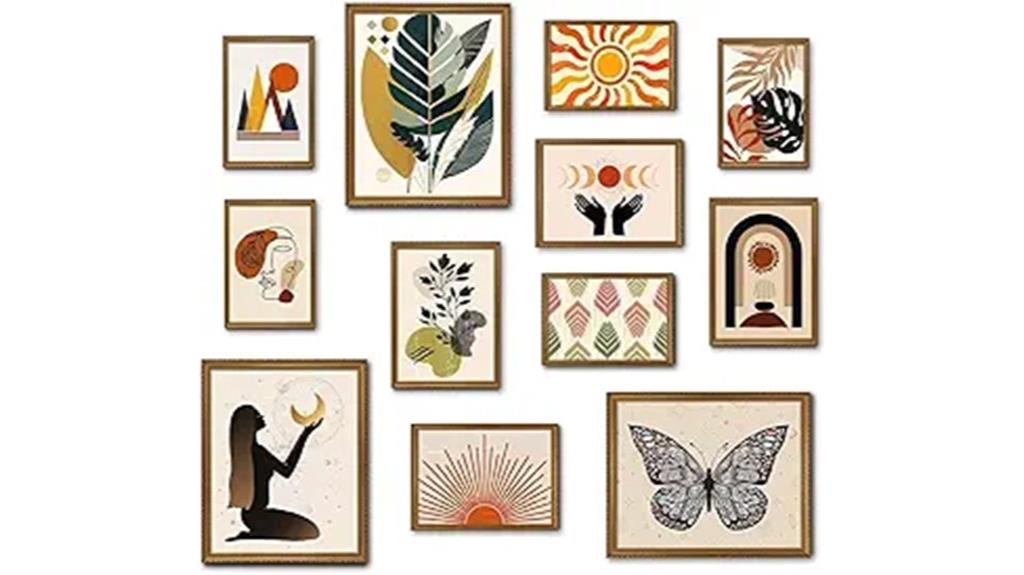 eclectic bedroom wall decor