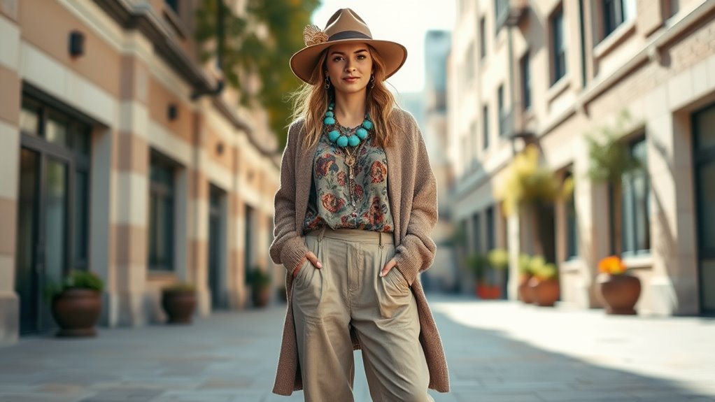 eclectic jewelry and vintage hats