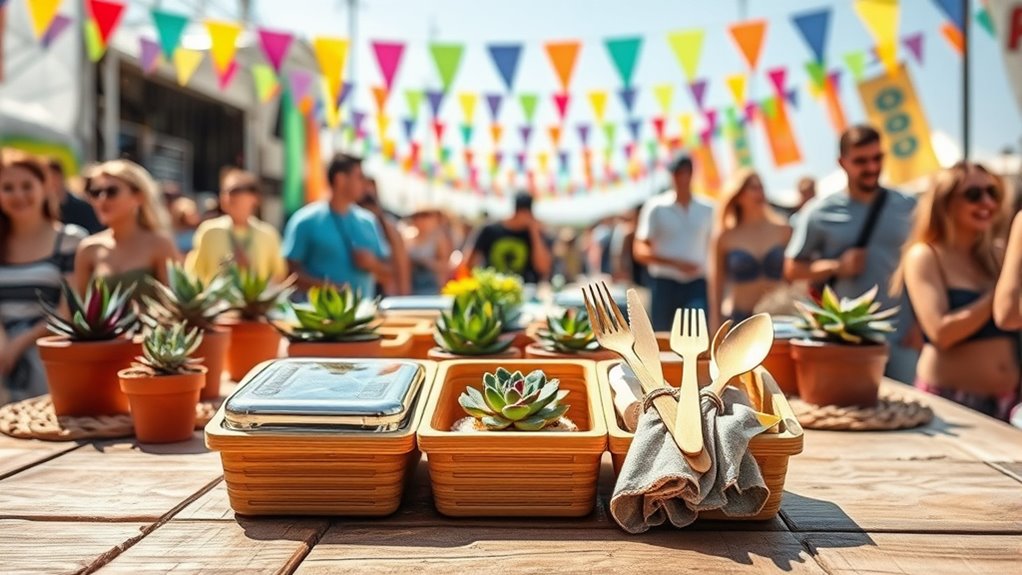 eco conscious festival dining choices