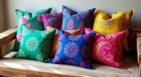 eco friendly sari pillow collection