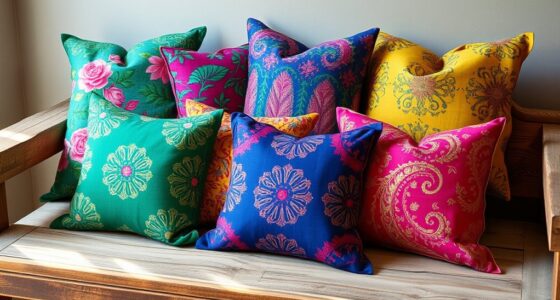 eco friendly sari pillow collection
