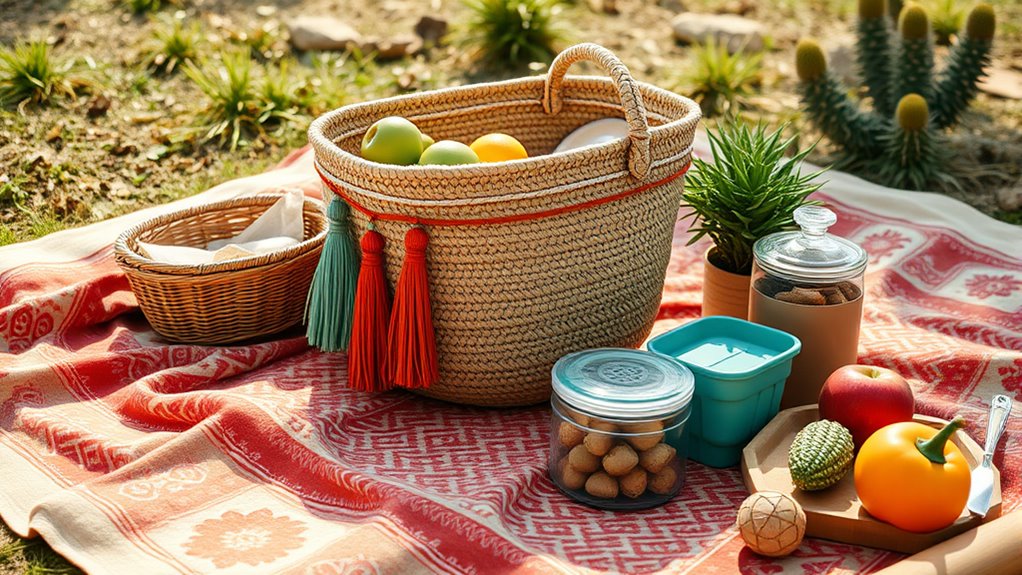 eco friendly stylish picnic blanket
