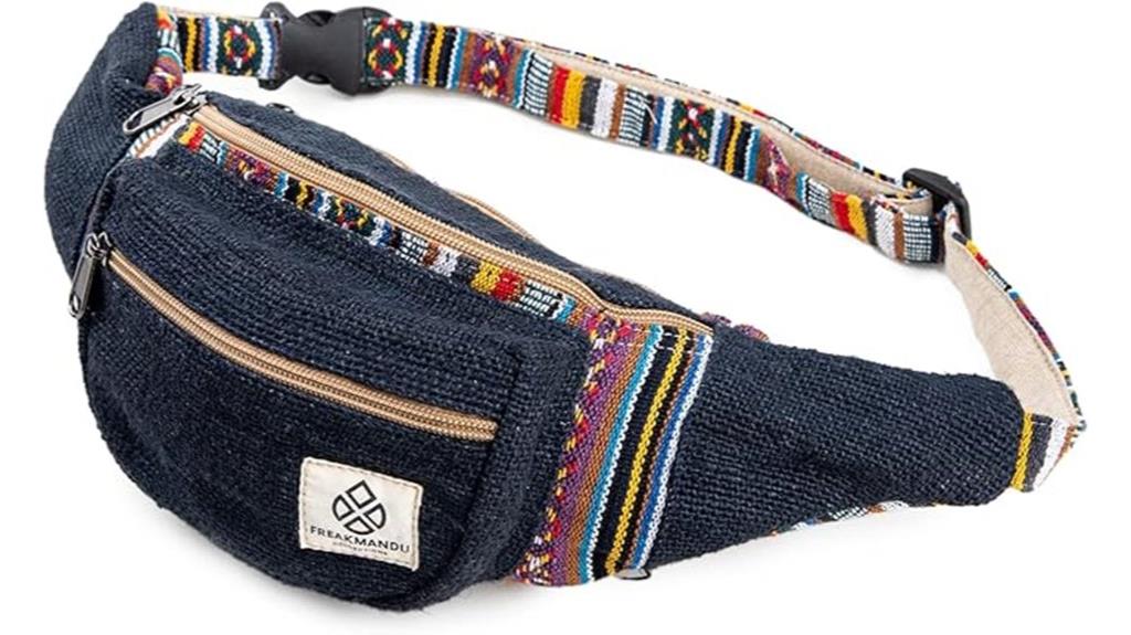eco hemp fanny pack