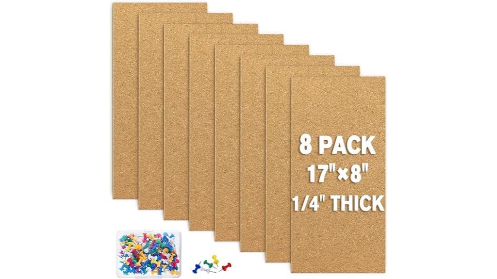eight pack cork boards