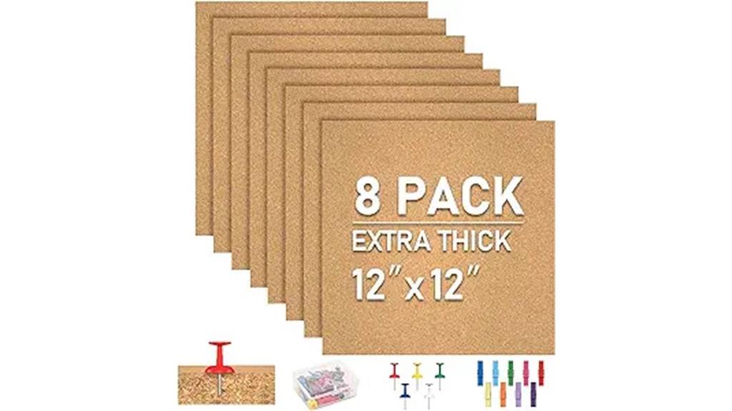 eight pack wall corkboards