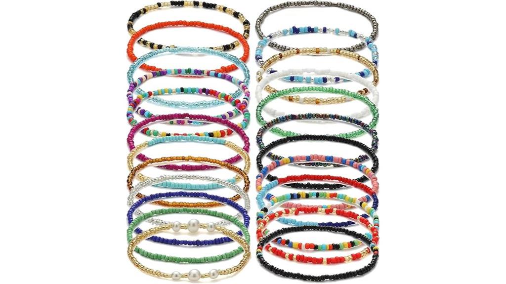 elegant beaded anklet accessories