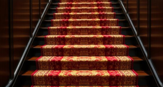 elegant durable staircase carpets