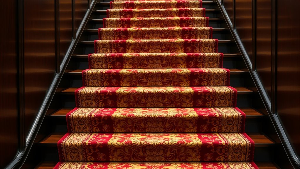elegant durable staircase carpets