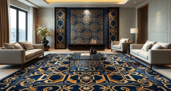 elegant geometric rug collection