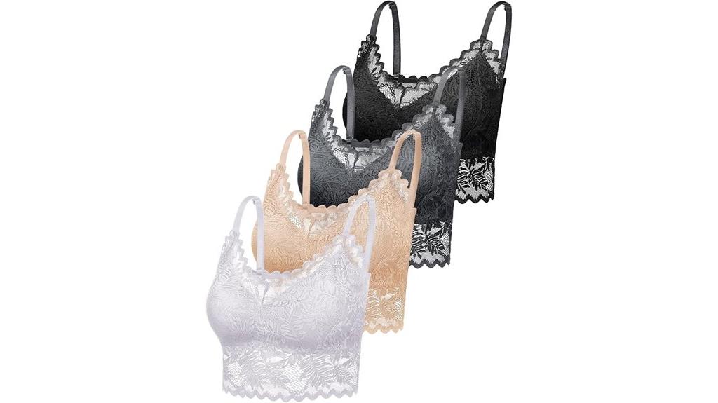 elegant lace bralette