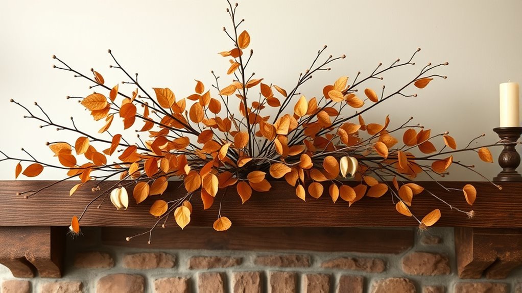 elegant minimalist fall decor