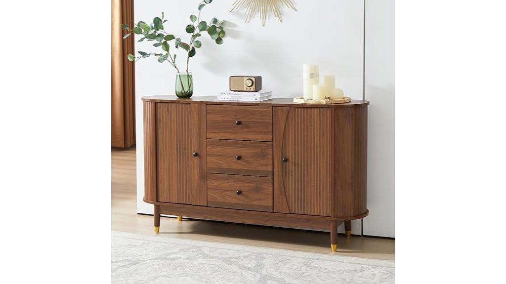 elegant textured storage cabinet