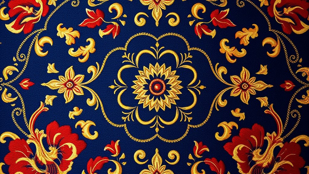 elegant traditional silk rugs