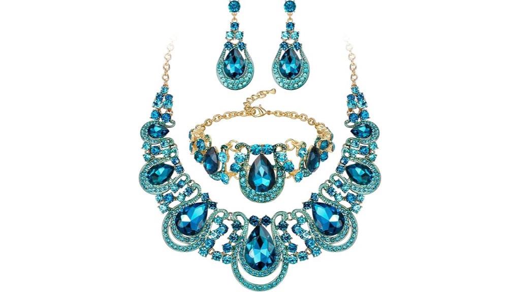 elegant wedding jewelry set