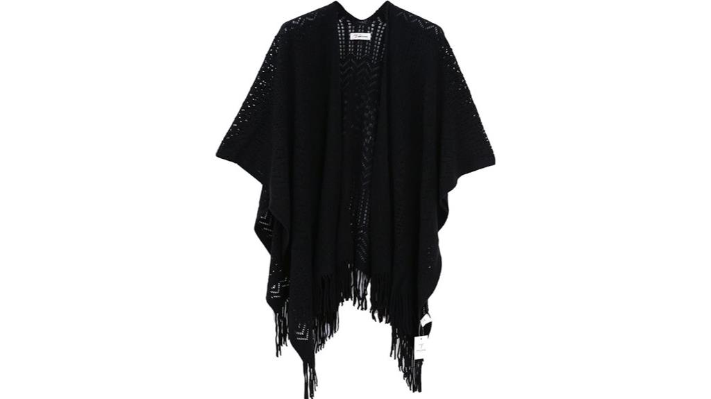 elegant women s knit shawl