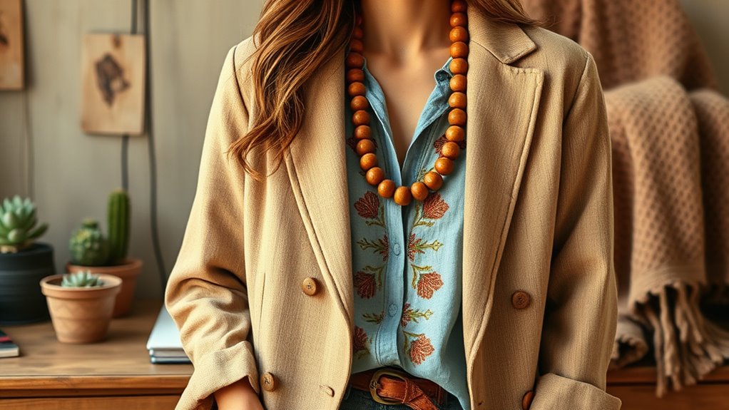 embrace textured natural fabrics