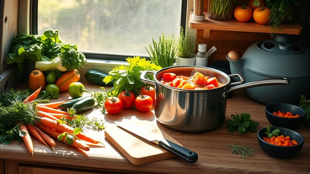 essential van life cooking essentials