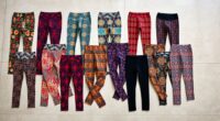 ethnic print yoga leggings