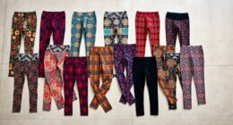 ethnic print yoga leggings