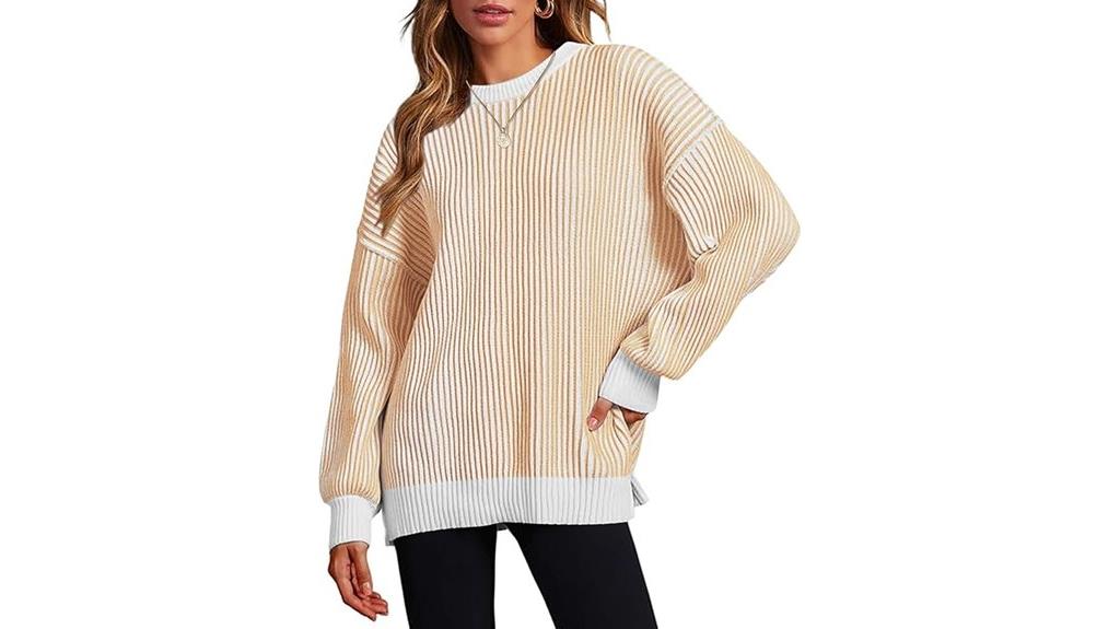 fall oversized crew neck