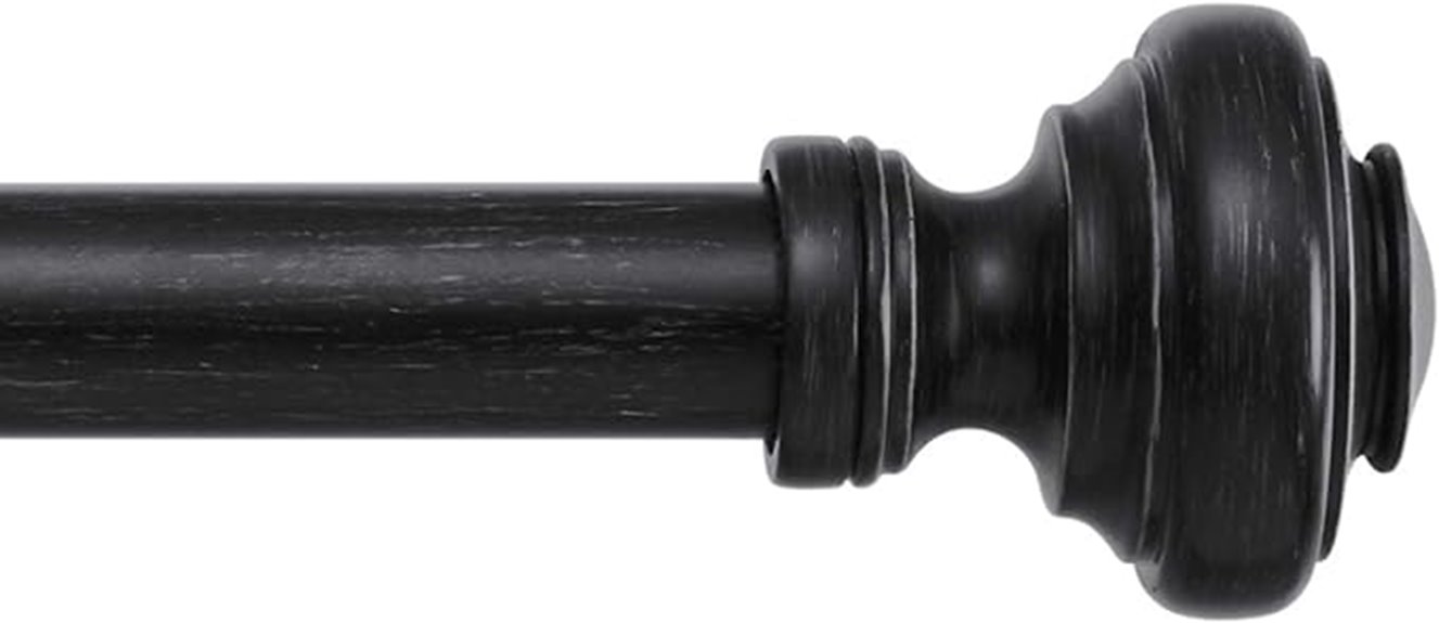 farmhouse adjustable curtain rod