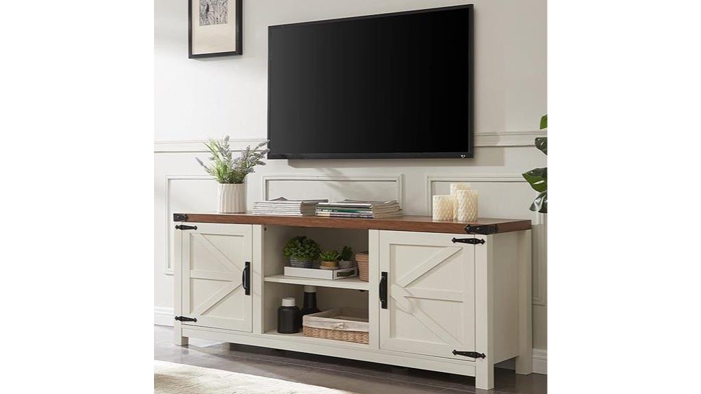 farmhouse tv stand 75 inches