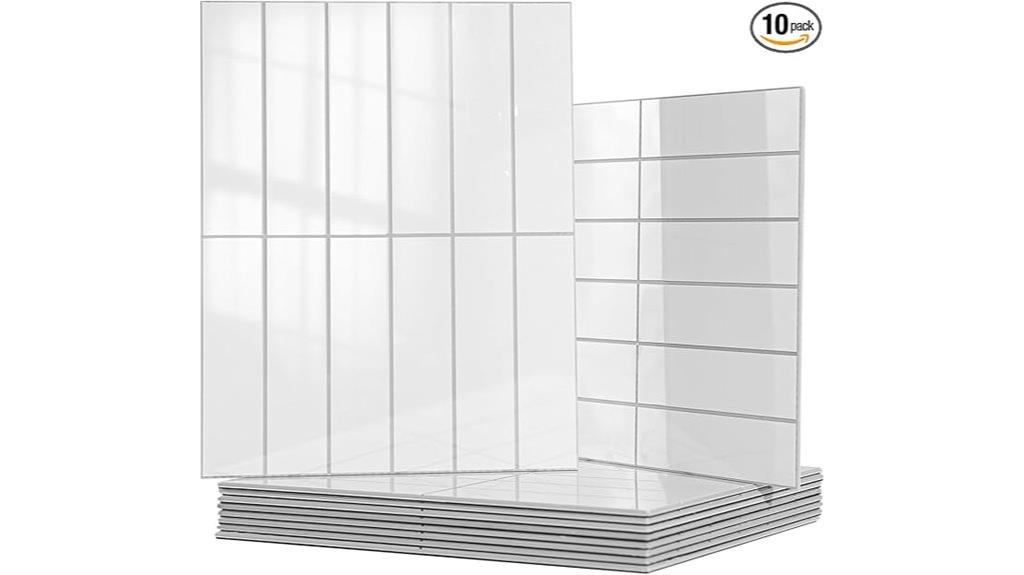 faux marble backsplash tiles