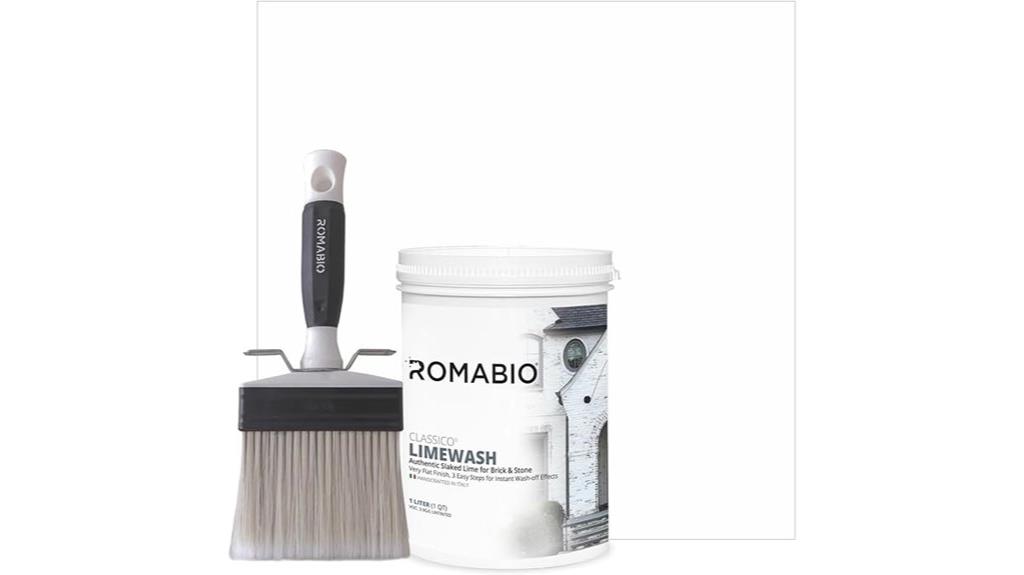 fireplace limewash kit included