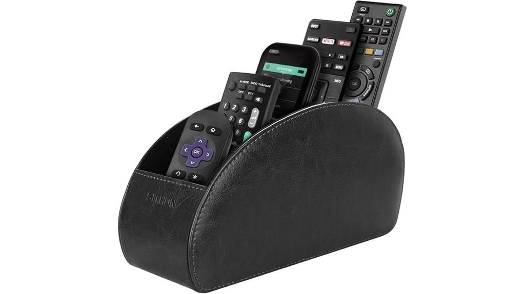 five compartment remote holder