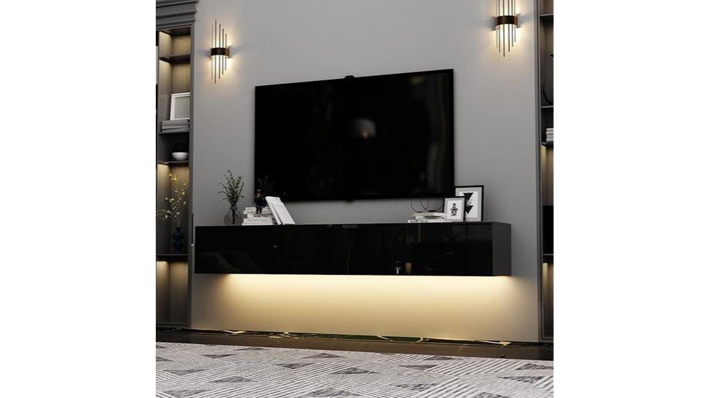 floating tv stand up to 70
