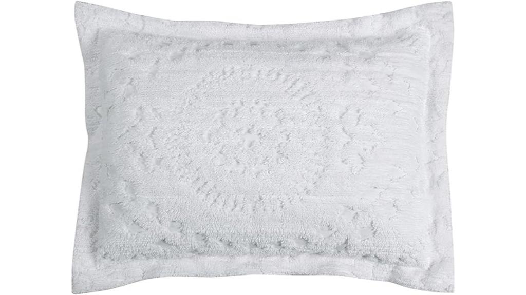 floral cotton standard sham