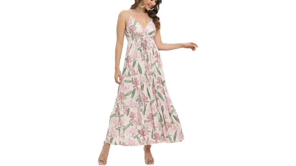 floral maxi dress