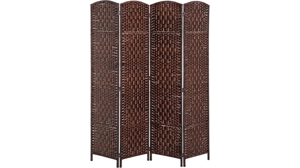 four panel privacy divider