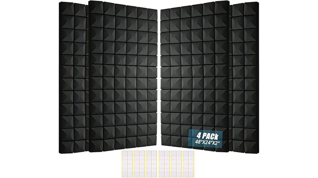 four panel soundproofing set