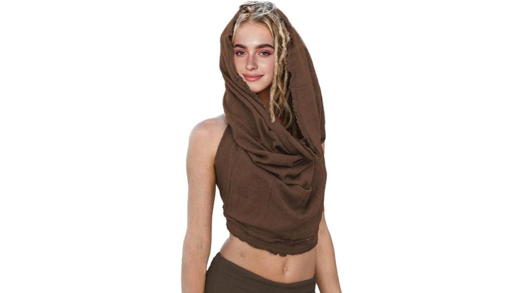 futuristic desert inspired top