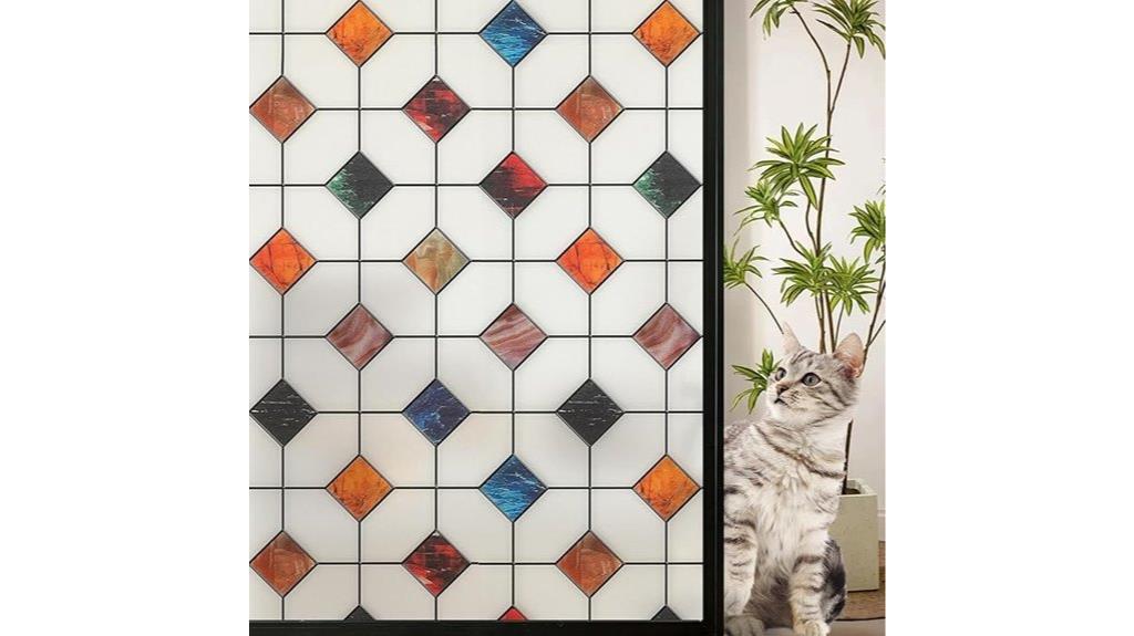 geometric patterned window film