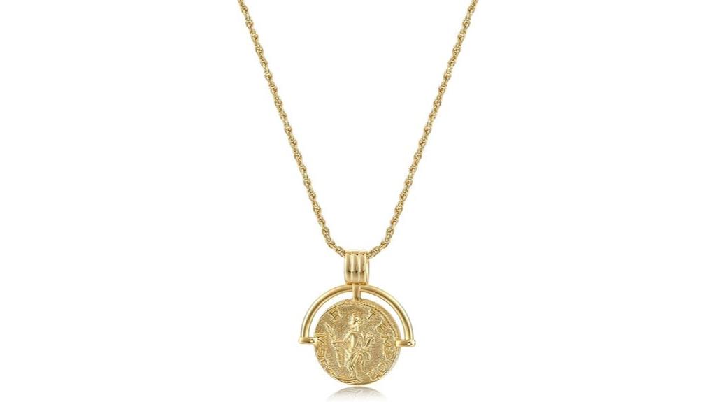 gold layered pendant necklace