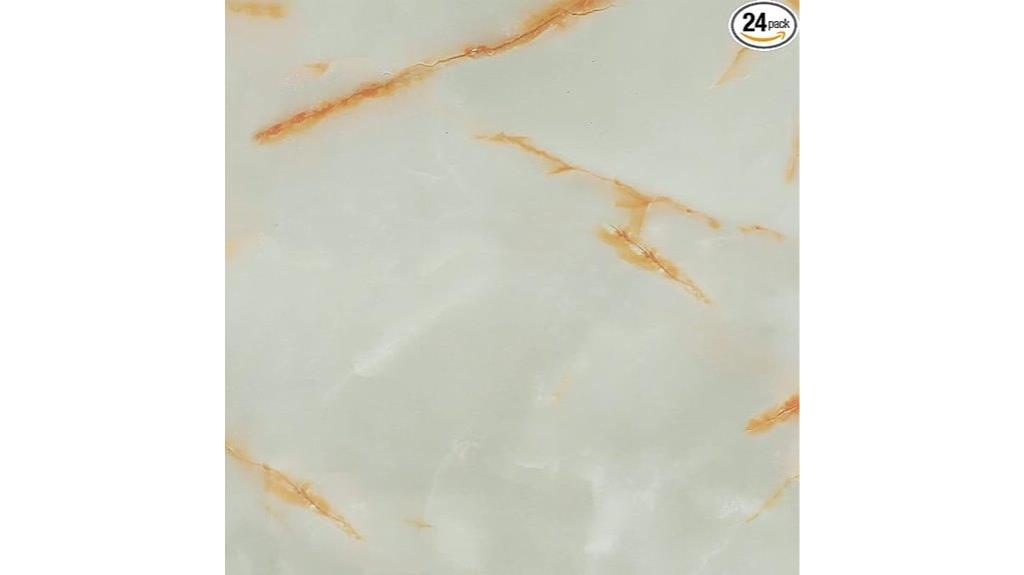 gold marble vinyl tiles
